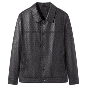 
[Sheepskin] Seven Brand Men's Genuine Leather Clothes 25 Autumn and Winter New Lapel Business Workwear Casual Windproof Jacket