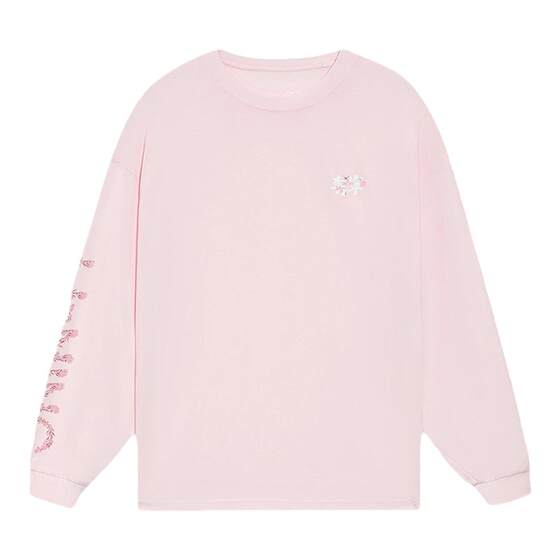Li Ning authentic new men and women, the same sports, sports, leisure fashion trend, comfortable and breathtaking long -sleeved T -shirt AHSS915
