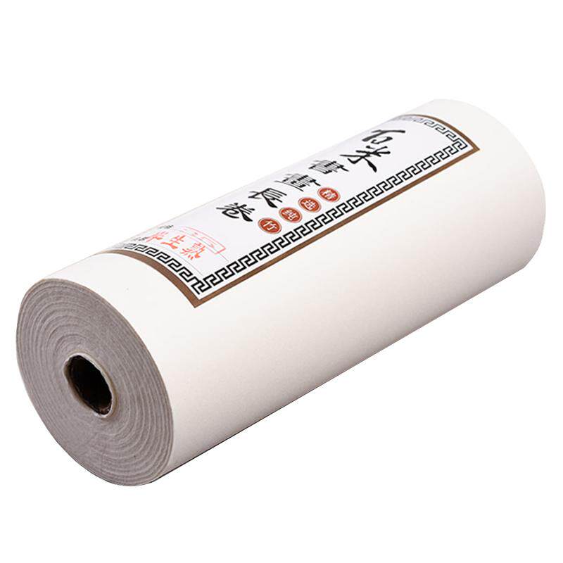 Xuan Rice Paper Huaji 100m Semi-Cooked Xuan Rice Paper - Calligraphy & Painting Scroll