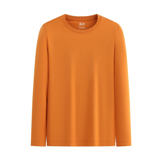 
[80 liquid ammonia long sleeves - two pieces of full discount] Xiahu Family long sleeve T-shirt for men and women round neck bottoming 350 inner wear