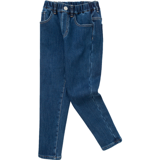 Oyolan Pantaloni a zampa di elefante elastico per bambini e ragazze, pantaloni a zampa di jeans strappati casual 3-14 anni, #25, 5-6 Anni