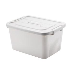 
Deli large-capacity storage box household clothes toys book storage box portable storage box storage box storage box