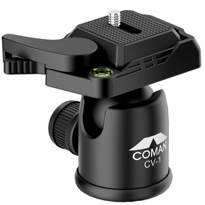 
[Leak-picking Welfare] COMAN CV-1 quick-release damping head, billiard ball type tripod, video head, SLR camera shooting, damping 360-degree panoramic tripod, Aka base professional head