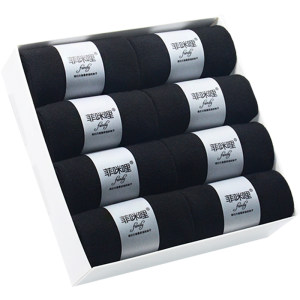 Women's Black Socks Middle Socks Cotton Short Mocks Women's Defensive Cotton Socks Spring and Autumn Men's Thin Sympotraysters Four Seasons