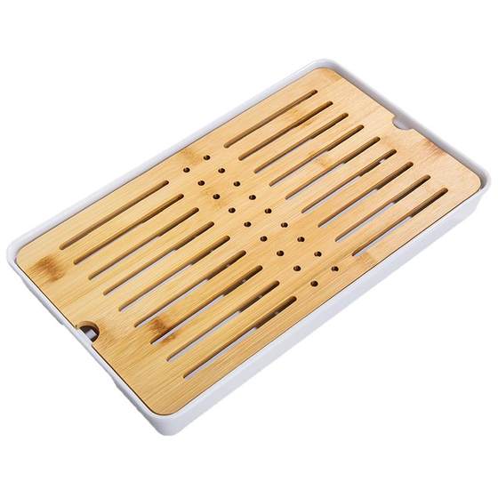 
Dry tea tray, home kung fu tea set, tray, bamboo tea table tea stand, modern simple set drain tray, small tea sea