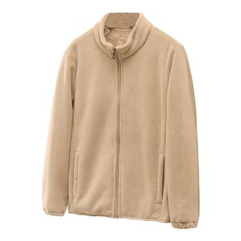 Ougrain fleece vest for women in autumn and winter plus velvet thickened warm sleeveless vest vest fleece warm jacket mother suit