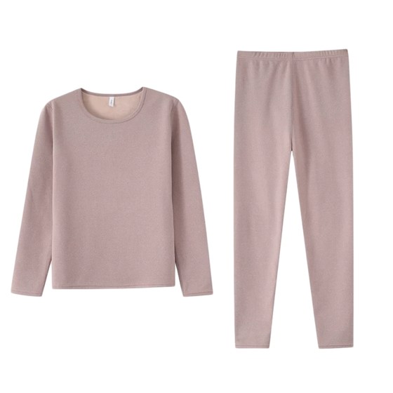 
GOSO thermal underwear for women 2025 new slim fit and soft long-sleeved suit autumn coat base thermal coat autumn coat and autumn trousers