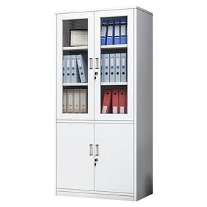 
Nai Gaotong three-section cabinet office iron glass financial room archive document storage storage tool secret