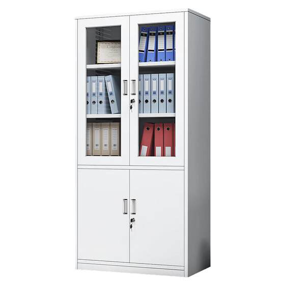 
Nai Gaotong three-section cabinet office iron glass financial room archive document storage storage tool secret