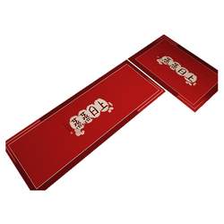 Water-absorbent and mildew-proof double-sided anti-slip kitchen floor mat