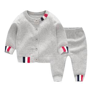 
Baby boy sweater baby knitted cardigan suit little children spring and autumn coat baby clothes newborn baby gauze clothes