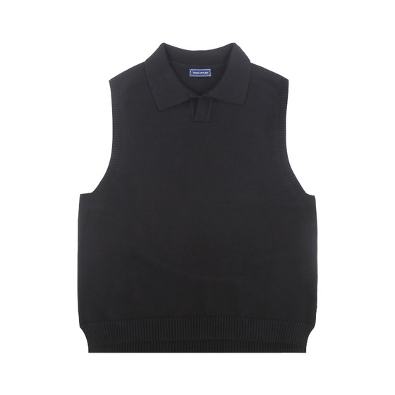 
No. 22 wear Polo square V-neck autumn and winter men's sweater vest sleeveless vest lapel sweater