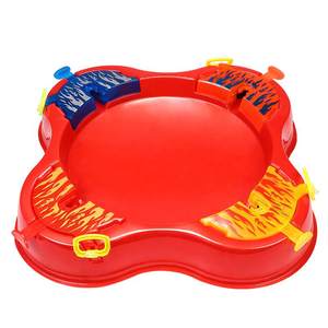 New best-selling children's battle alloy wire top explosive spinning luminous boy cheap top parent-child interactive toy