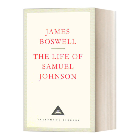 英文原版 The Life Of Samuel Johnson 塞缪尔·约翰逊传 Everyman精装版 英文版 进口英语原版书籍