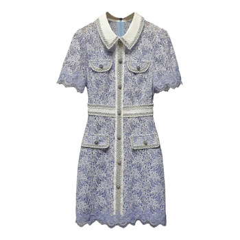 
Large size women's new lace dress for 2025