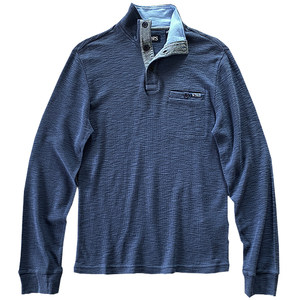 
专柜美系经典复古纯棉华夫格高弹力合身长袖T恤男25秋冬
