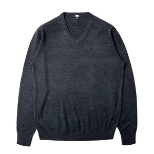 
Wool sweaters for men and women V-neck pullover sweaters OL business pure wool Merino worsted wool large size autumn and winter thin section