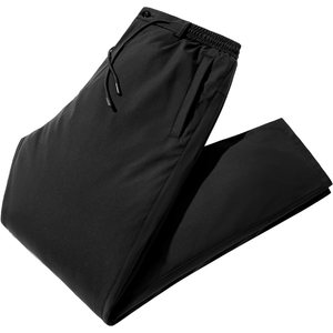 
Flying in the snow, middle-aged and elderly dad wear men's down pants with thickened liner and removable grandpa winter warm cotton pants