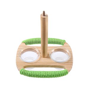 
It is suitable for parrot splash-proof food bowl food box tiger bark peony black phoenix feeder bird supplies toy hanging cage interior decoration