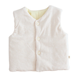 
Children's striped cotton vest, boys and girls, thickened thermal vest, waistcoat, children's clothing for home use in autumn and winter