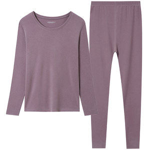 A new step Big Goose Plel spontaneously hot autumn clothes autumn pants women's suits autumn and winter men's warm underwear bottom cotton sweater
