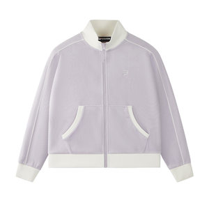 
FILA FUSION Fila trendy brand long-sleeved jacket 2026 Spring and New Year casual stand-up collar top