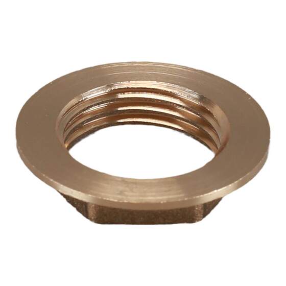 
4/6 minute 1 inch copper outer hexagonal cap back cap flange ring nut lock water tank joint fastening accessories