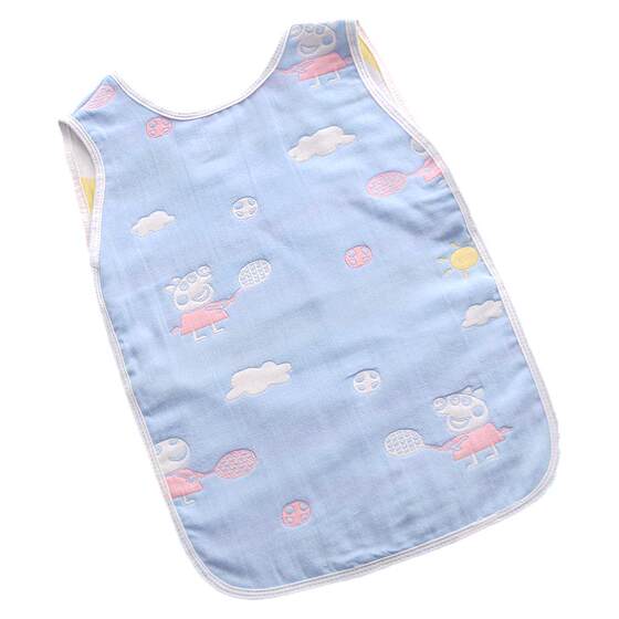 
Baby backless sleeping bag baby air-conditioned room anti-kick quilt for children's vest-style pure cotton six-layer gauze anti-kick quilt for sleeping pocket