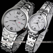 Counter подлинный uranus ls3626s/d Смотреть Quartz Watch Двухлетние календарные пара мужские часы