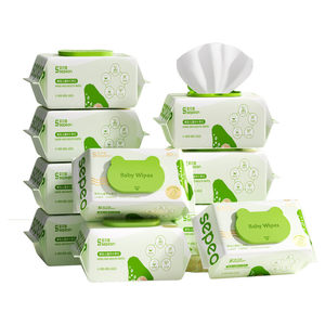 
St. Bain baby wipes, wet wipes, enlarged and thickened hand and mouth, full box of 80 pumps, large packaging, thickened children's wipes