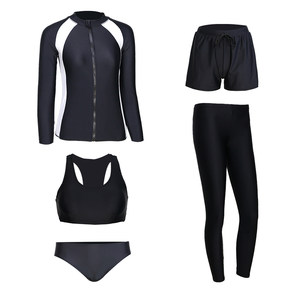 Couple diving clothes female long -sleeved sunscreen jellyfish clothing snorkeling service men's style suits are thin swimsuit
