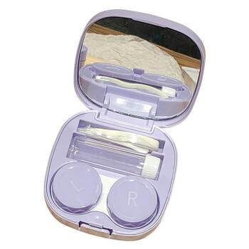 ins macaron contact lens storage box
