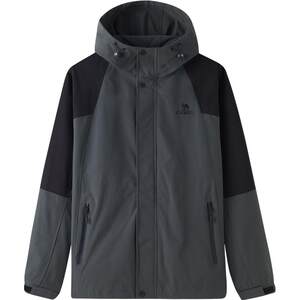 Camel Mountain and Sea Jacket Men's Autumn and Spring Workwear Outdoor Hard Shell Mountaineering Wear for Men Water-Repellent Travel Wear for Women