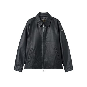 
TeenieWeenie Bear men's retro commuter lapel motorcycle style genuine leather cow leather jacket jacket