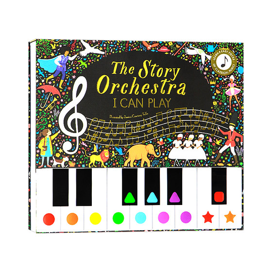 我能弹音乐故事发声书 英文原版 Story Orchestra: I Can Play: Learn 8 easy pieces from the series! 图画书 布封精装收藏版