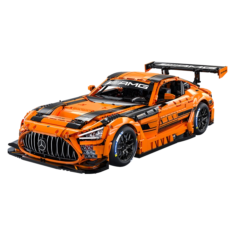 头文字D AE86积木CADA咔搭正版授权FX7-FC模型车积木1:12比例赛车积木