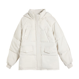 
Pull-back cotton-padded jacket for women, new winter down-padded jacket, Korean-style thickened bread jacket for small people, warm cotton-padded jacket