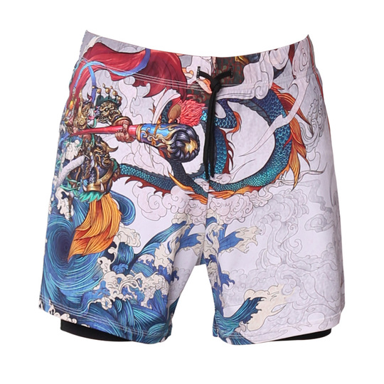 Pantaloncini Da Bagno Donna Vita Alta - Asciugatura Rapida, Con Tasche, Per Sport E Spiaggia - Foto 4