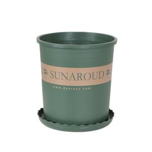 
Plastic flower pots, home balcony gallon pots, large-diameter succulent pothos special pots with trays for garden planting and root control