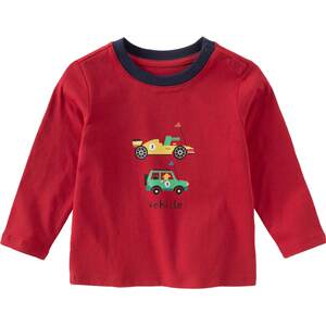 
David Bella children's long-sleeved T-shirt spring new New Year boys' pure cotton bottoming shirt baby boy red top