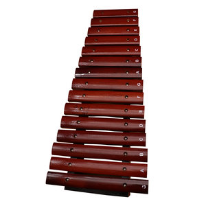 
Professional 15-tone red wooden violin xylophone Orf children's music percussion instrument eight-tone piano early education teaching aids