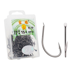 
Yufeng Fishing Tackle Baota Wanshi Fish Hook No. 1-28 Box Pills with Barbarian Fish Hook Crochet Ten Boxes Free Shipping
