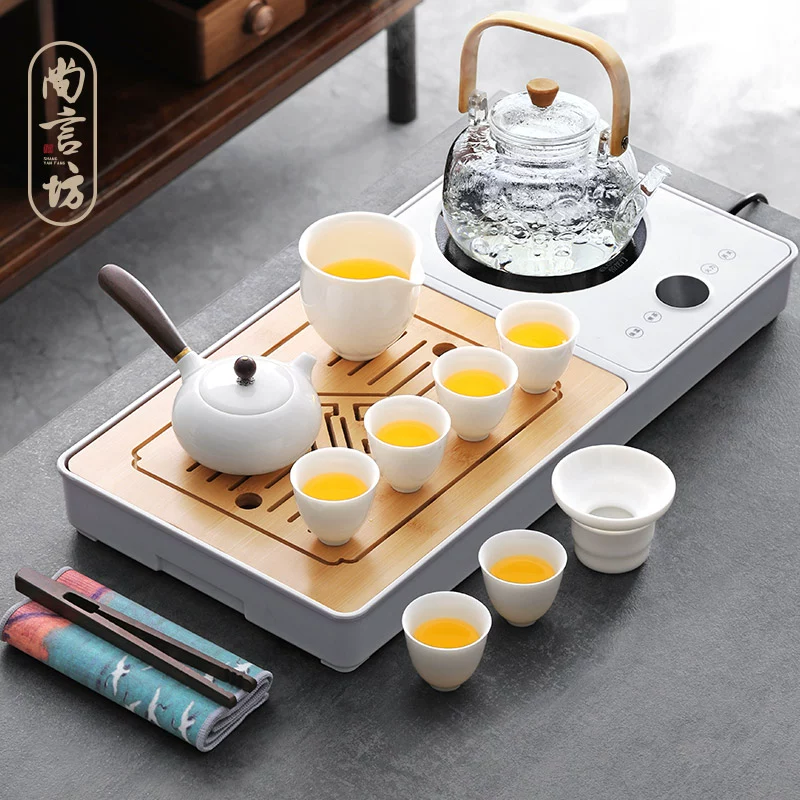 茶具061684000 人付款乌金石茶盘小型2024新款圆形功夫茶干泡台储水