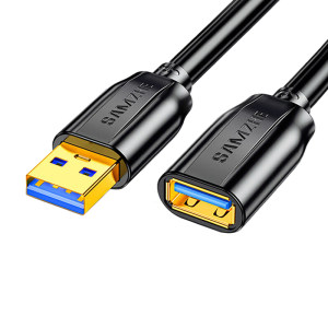 
Shanze USB3.0 extension cable industrial-grade male to female high-speed connection cable printer camera 10/20/30 meters