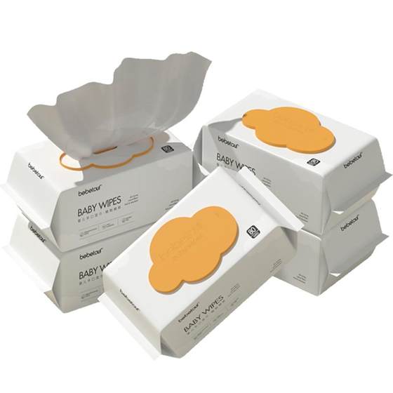 
bebetour baby wet wipes for baby hands and mouth special wet tissues for children thickened sanitary paper