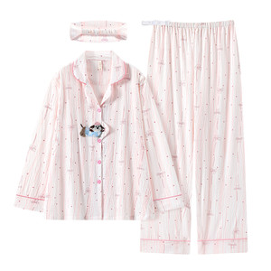 
Class A wrinkled cotton gauze confinement clothes summer thin postpartum pure cotton breastfeeding maternity pajamas maternity feeding home clothes