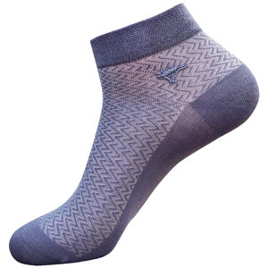 Seven wolf men's thin socks, breathable bamboo charcoal ultra -thin sock stockings fiber spring, summer, summer, summer