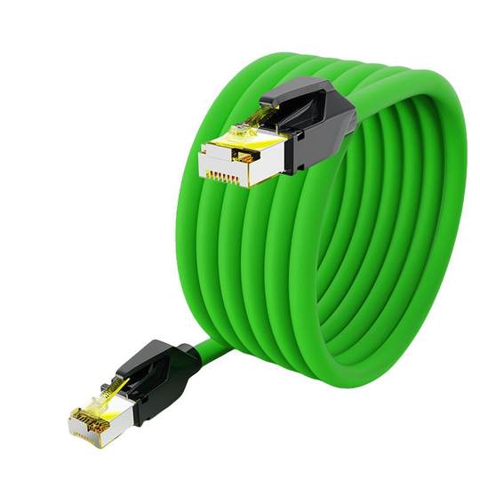 RIKYJIC Industrial Profinet Cat6A Ethernet Cable, Shielded Flexible