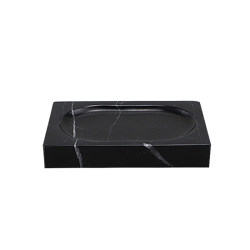 Natural marble light luxury style high-end wedding soap box