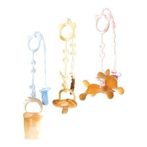 Baby tooth glue anti-chain rope bite pacifier chain clip baby silicone anti-chain grinding toy
